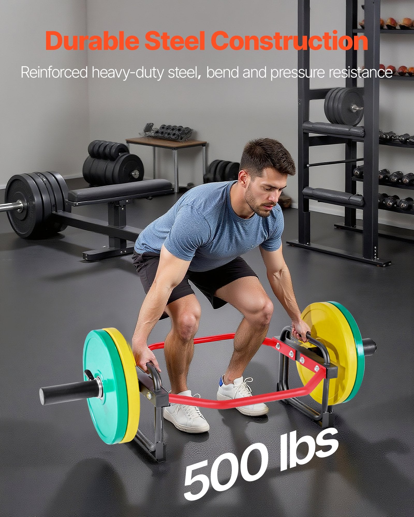 Red trap bar | Hex trap bar | 2-inch hex bar | Olympic trap bar | Hex barbell | Red hex barbell | Trap bar for deadlifts | Olympic hex bar | Strength training bar | Weightlifting trap bar | Shrug bar | Deadlift bar | Squat trap bar | Home gym trap bar | Heavy duty trap bar | Functional training bar | Farmer carry bar | Shoulder press bar | Gym workout bar | Olympic weight bar | Steel hex bar | Workout barbell | Home fitness equipment | Muscle building equipment | Strength workout bar | Fitness training bar 