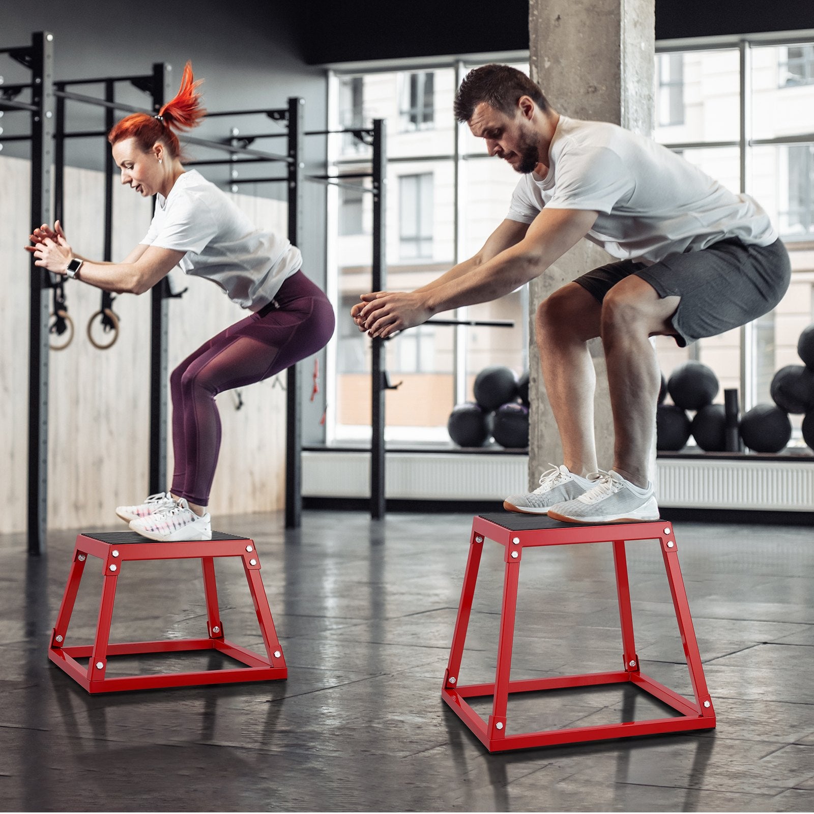 Steel plyometric jump box | 12 inch plyo box | Plyometric jump box | Steel jump box | Exercise step up box | Fitness jump platform | Agility training box | Home gym plyo box | Anti-slip jump box | Strength training box | Conditioning workout box | Box jump platform | CrossFit jump box | Workout step platform | Steel fitness box | Functional training box | HIIT workout equipment | Plyometric exercise box | Gym jump platform | Home workout equipment | Durable plyo box | Athletic training box | Step up fitness