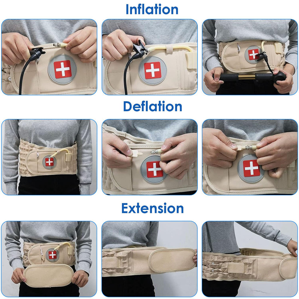Lumbar support belt | Back traction belt | Decompression back belt | Inflatable lumbar belt | Lower back support | Air traction belt | Lumbar spine support | Adjustable back brace | Back support belt | Inflatable back brace | Waist support belt | Lumbar decompression device | Spine support belt | Back posture support | Orthopedic back brace | Lower back brace | Lumbar air belt | Back support for men | Back support for women | Adjustable lumbar brace | Portable back support | Back care belt | Air compression