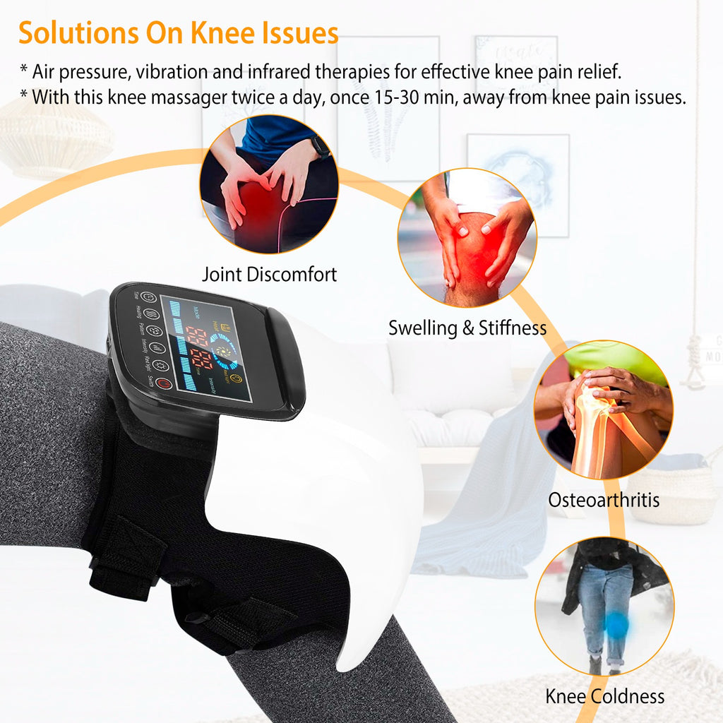 Rechargeable knee massager | Electric knee massager | Heated knee massager | Infrared knee massager | Knee therapy device | Air compression knee massager | Knee massage brace | Smart knee massager | Knee pain relief massager | Heated knee wrap | Wireless knee massager | Portable knee massager | Knee support massager | Electric knee brace | Knee wellness device | Heat therapy knee brace | Compression knee wrap | Adjustable temperature knee massager | Knee massage therapy | Infrared heat knee brace | Home kne