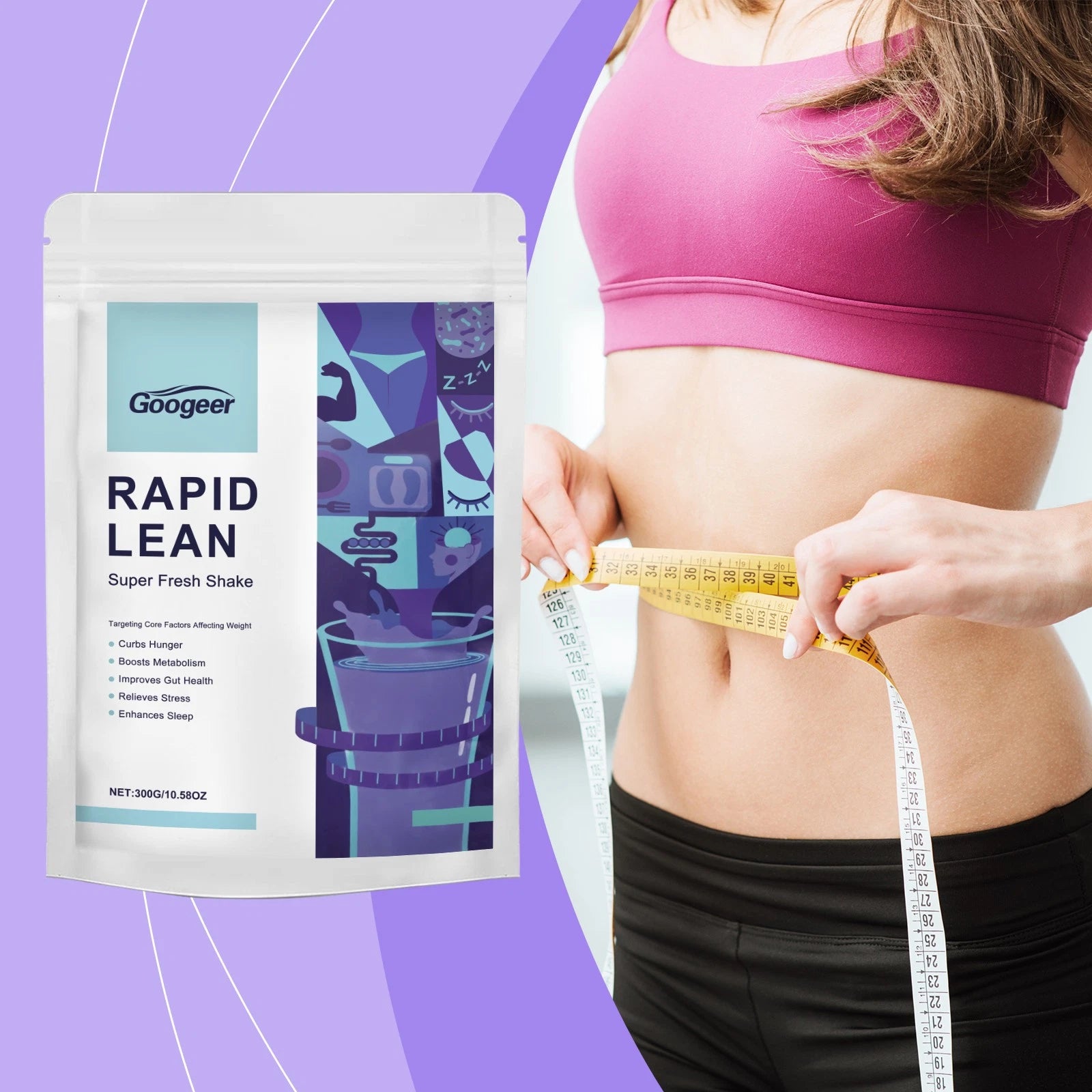 Googeer Protein Fiber Slimming Milkshake